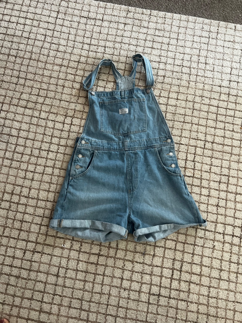 Levi's Light Blue Denim Shortalls